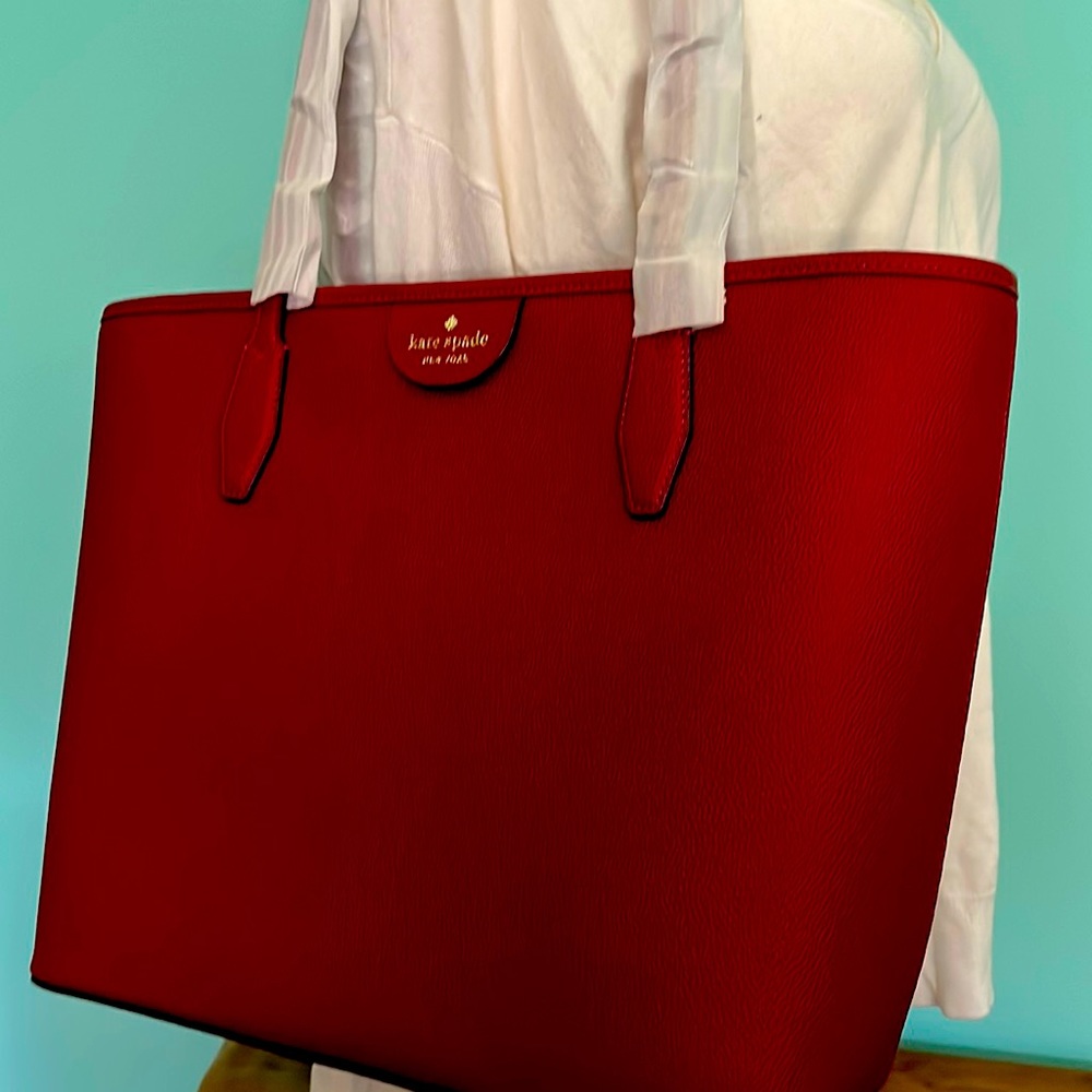Kate Spade Red Tote Bag